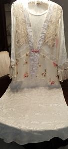 NWT SPENCER ALEXIS TWO PCS WHITE FLORAL&LACE SZ 10